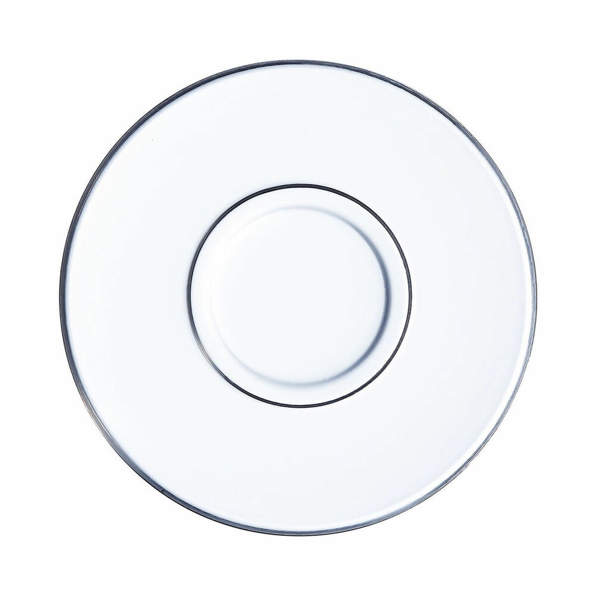 Plate set Arcadie Coffee 6 Units Glass (11,2 cm)