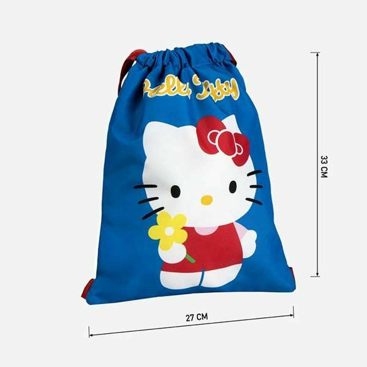 Backpack with Strings Blue 27 x 33 cm