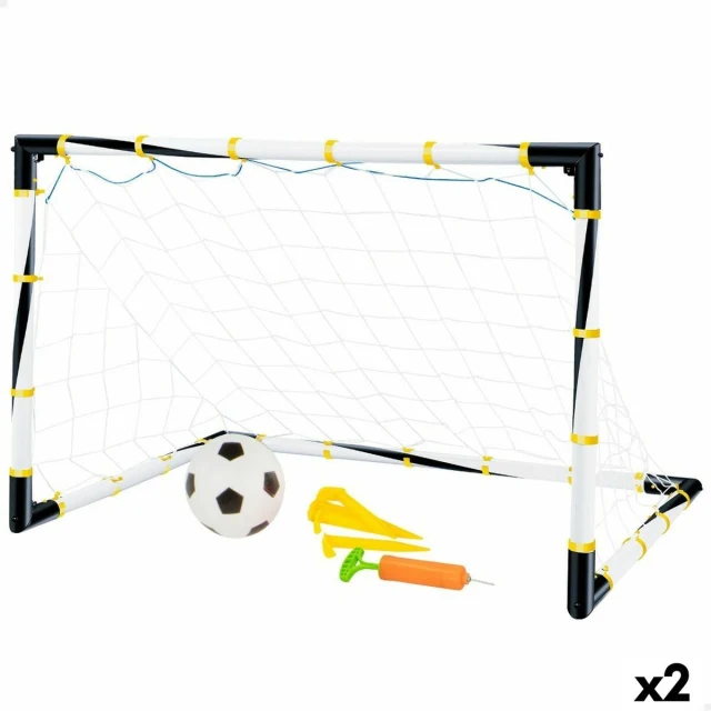 Football Goal Foldable 100 x 70 x 70 cm (2 Units)