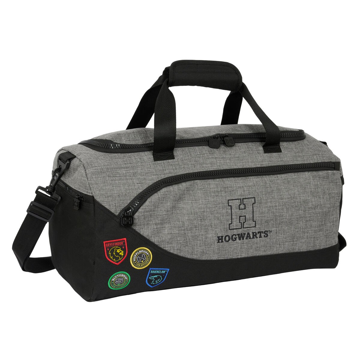 Sports bag House of champions Black Grey 50 x 25 x 25 cm