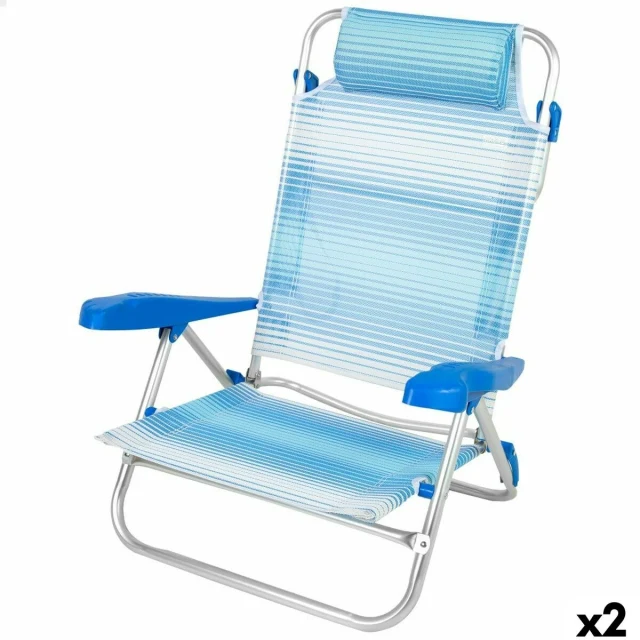 Beach Chair 47 x 82 x 49 cm (2 Units)