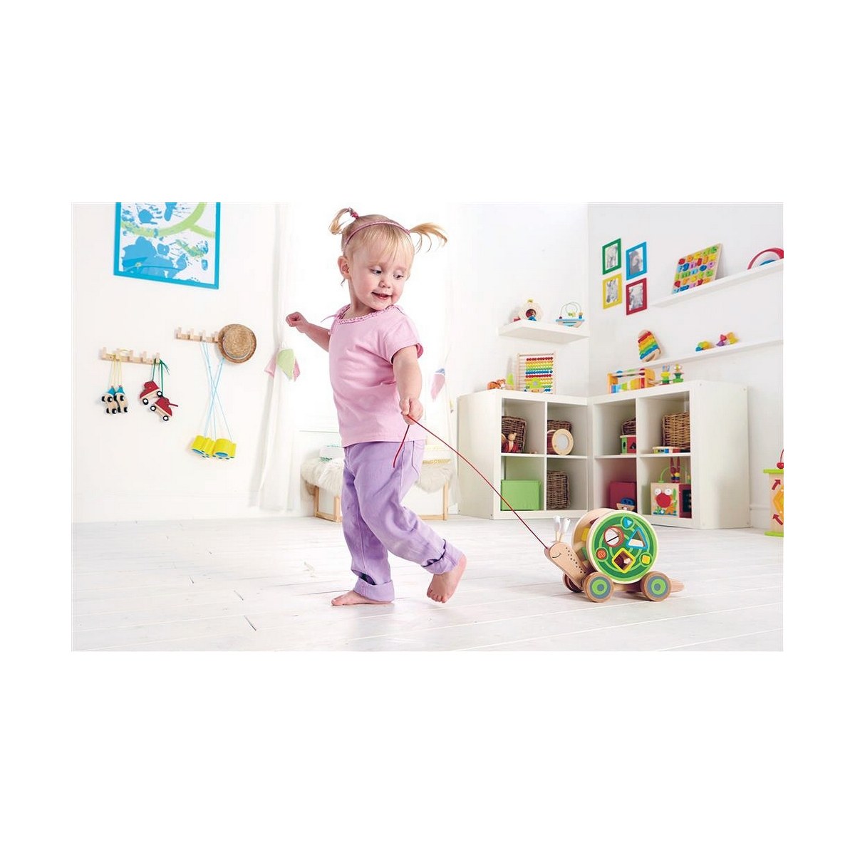 Pull-along toy Nestable Snail 30 x 18,6 x 11 cm 30,10 x 18,6 x 11,20 cm