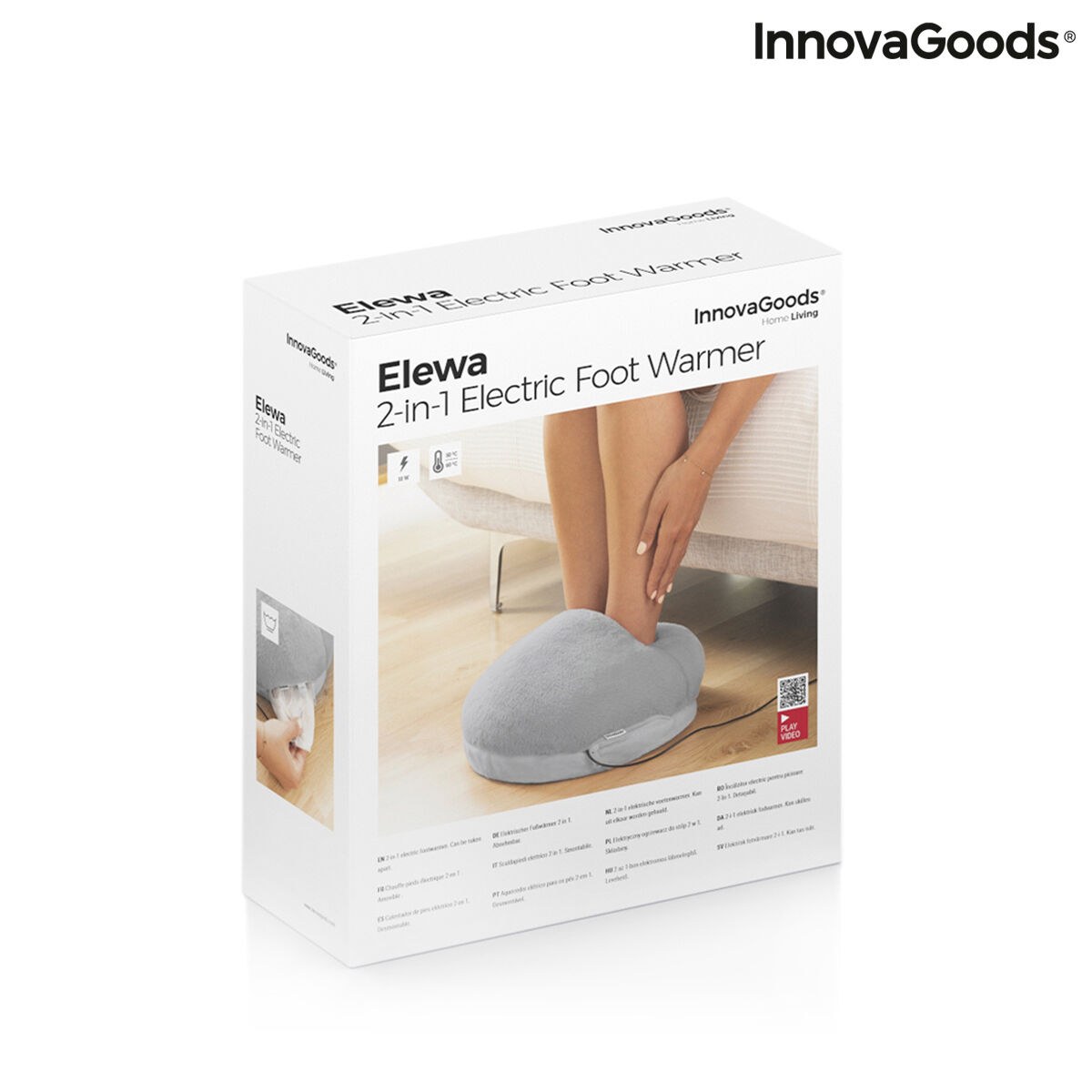2-in-1 Electric Foot Warmer Elewa ELEWA Grey (Refurbished B)