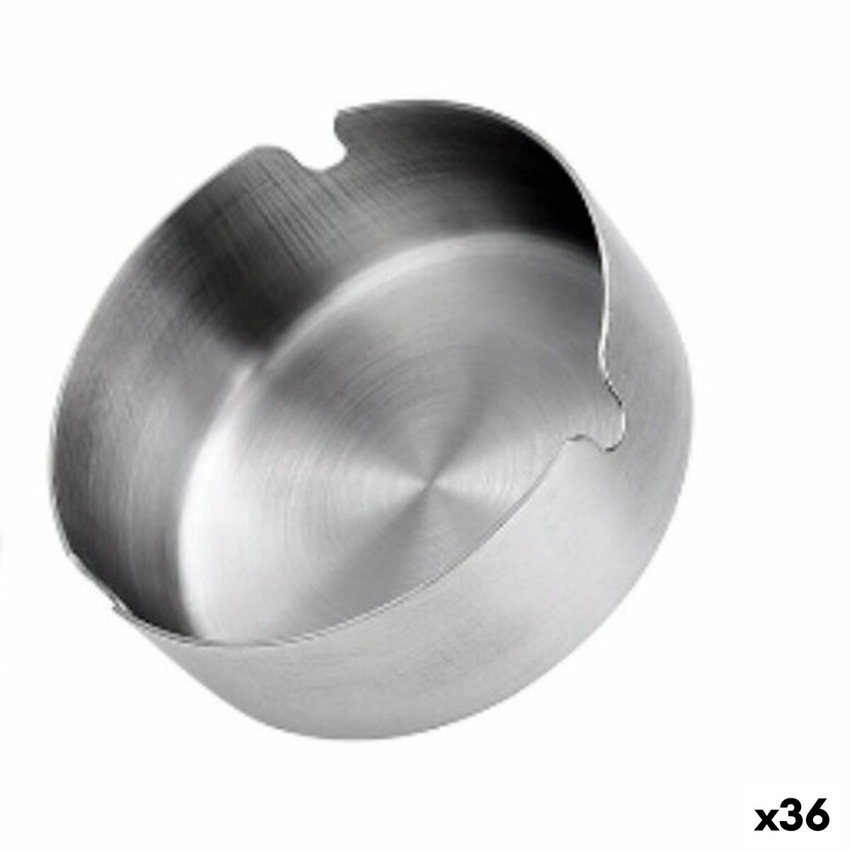 Ashtray Steel 10 cm (36 Units)
