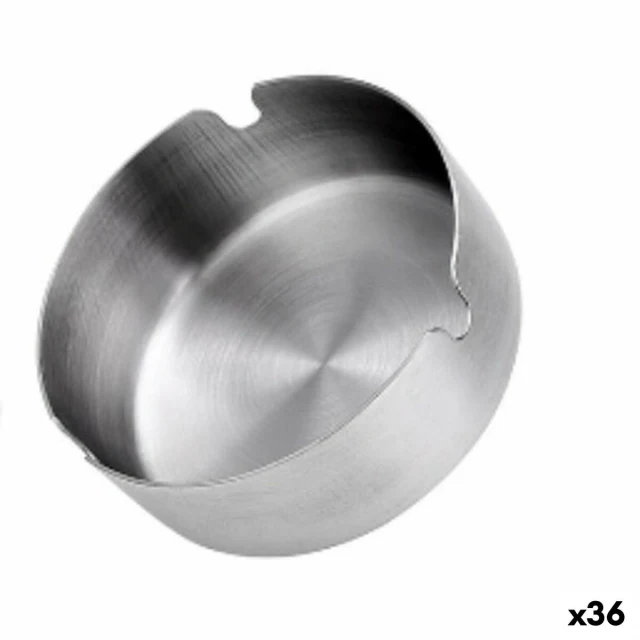 Ashtray Steel 10 cm (36 Units)
