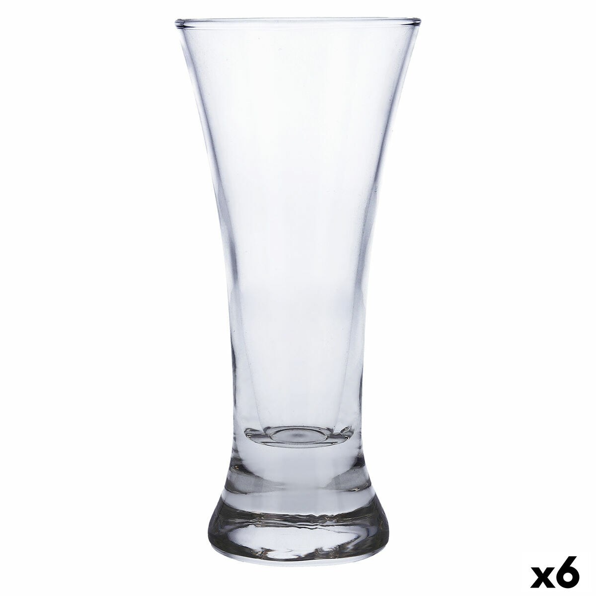 Glass Spirit Bar Brown Transparent Glass 160 ml (Pack 6x)
