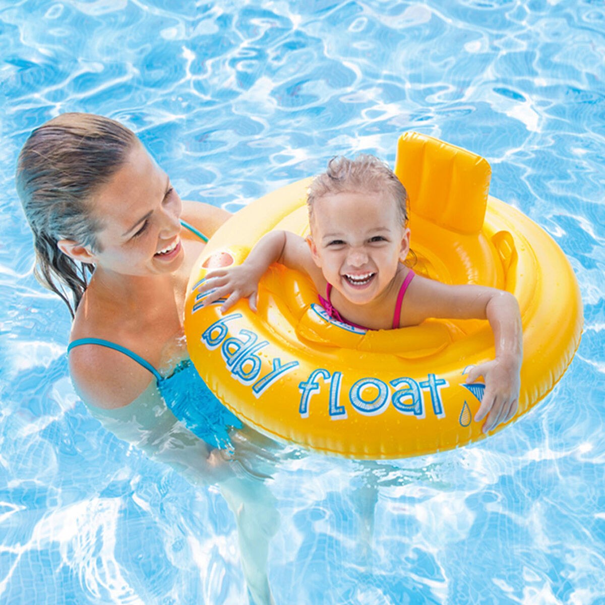 Baby float Yellow 70 x 25 x 70 cm (12 Units)