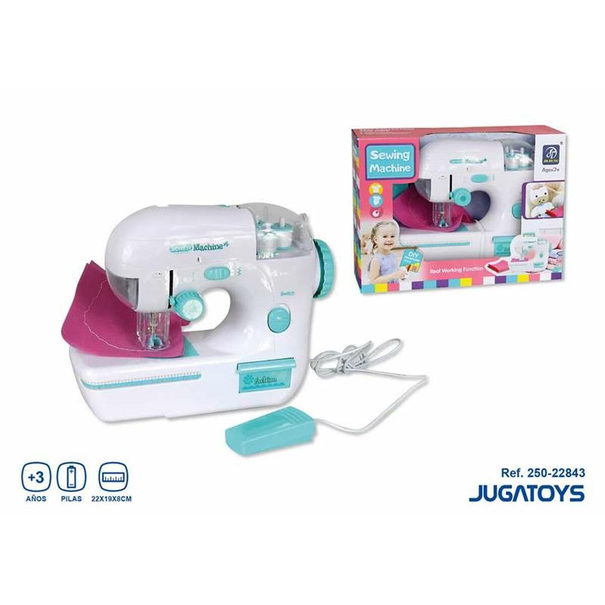 Toy sewing machine