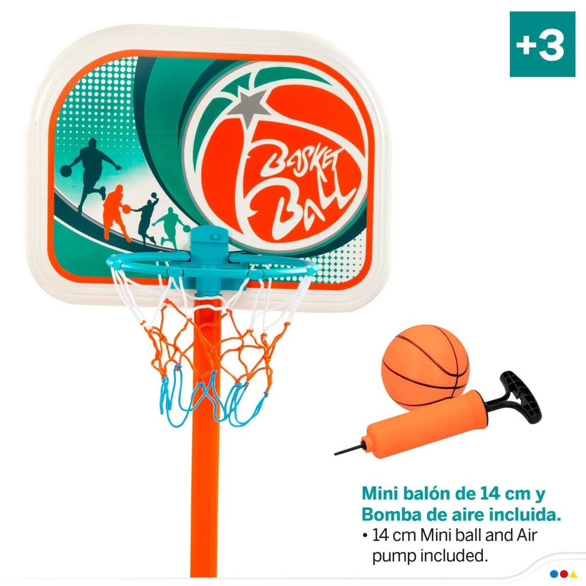 Basketball Basket 33 x 106 x 29 cm (4 Units)