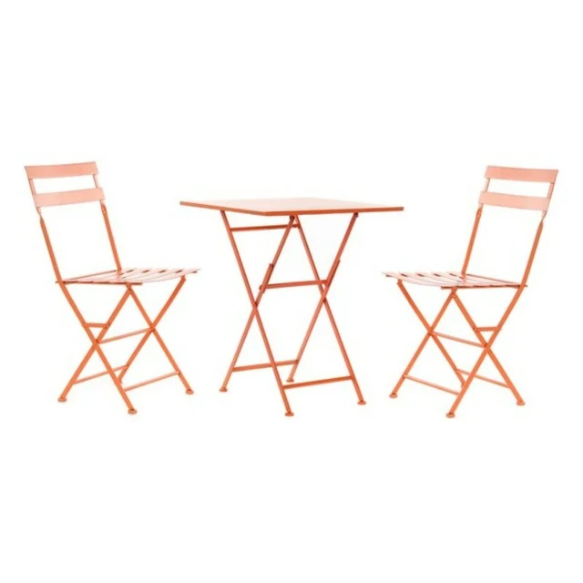 Table set with 2 chairs MB-177412 Coral 60 x 60 x 75 cm (3 pcs)