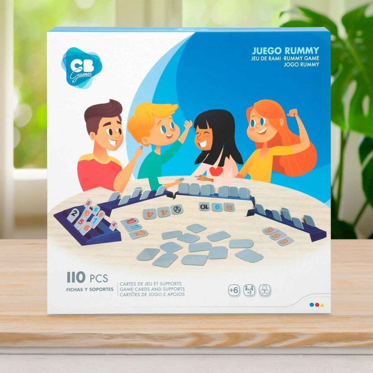 Board game 26 x 3 x 10 cm (107 Pieces) (6 Units)