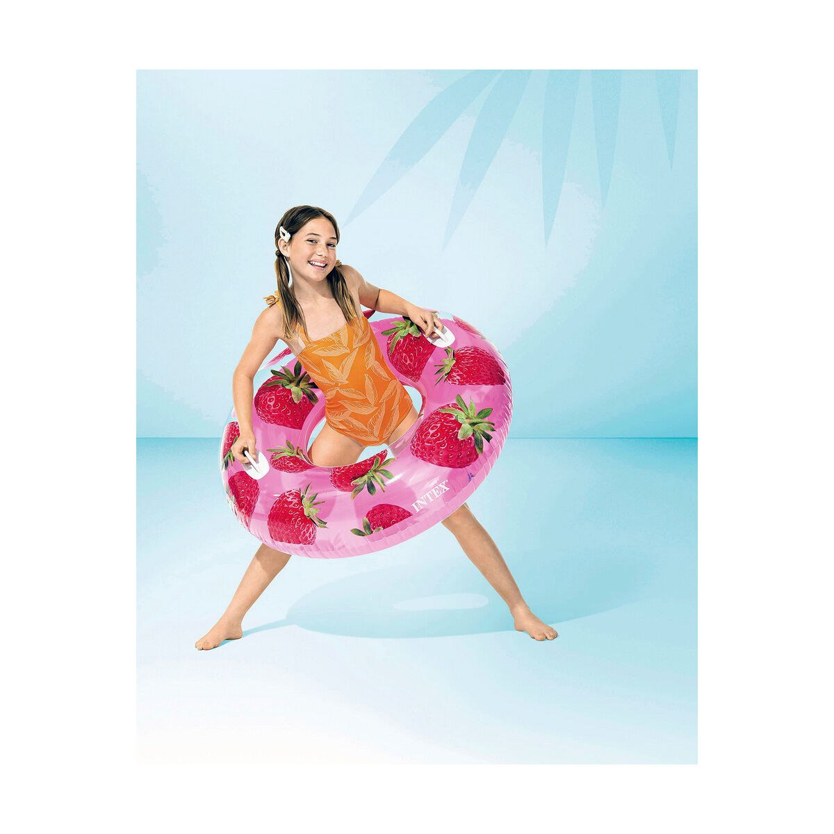 Inflatable Pool Float Fruits PVC Ø 107 cm