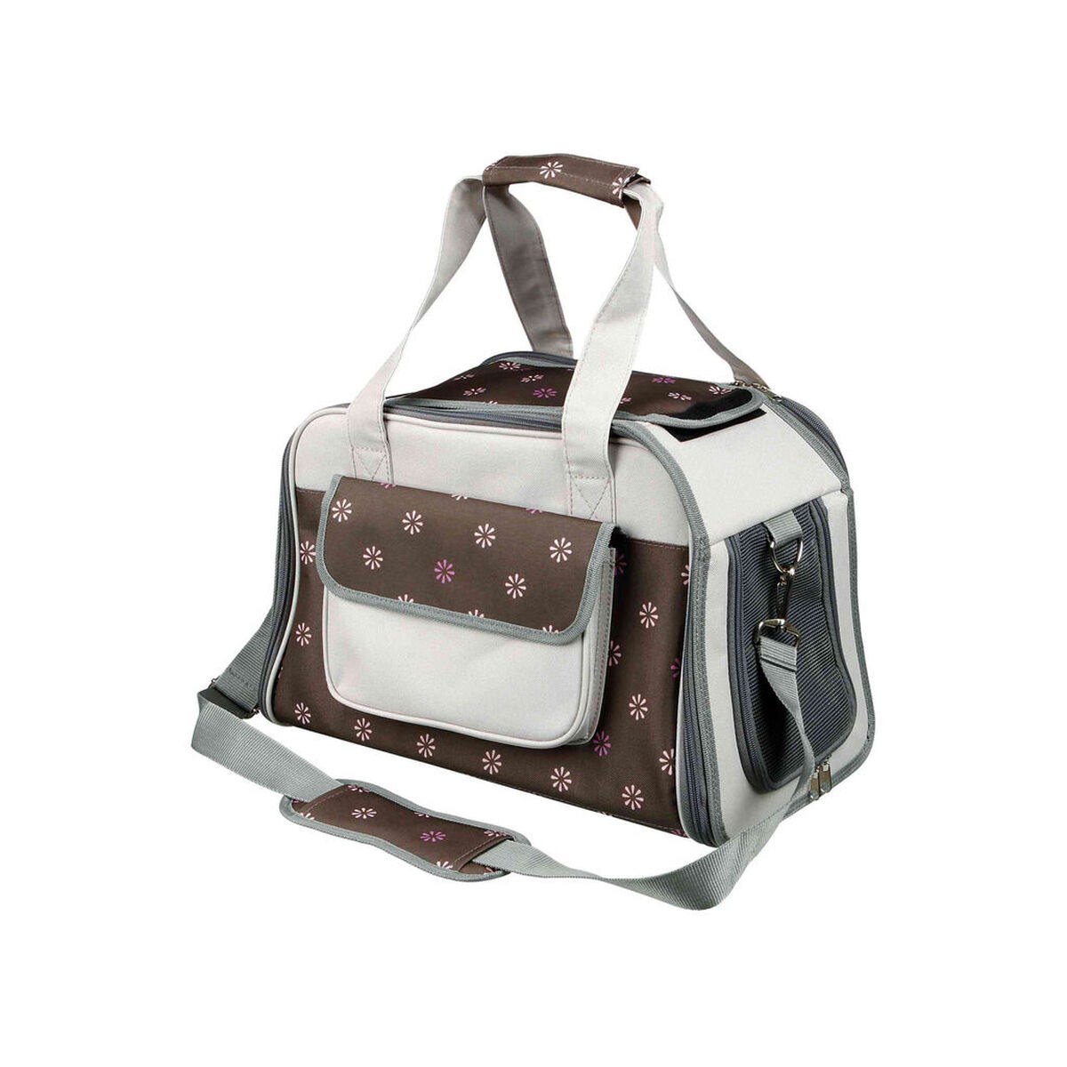 Pet Handbag Libby Brown Grey 25 × 27 × 42 CM