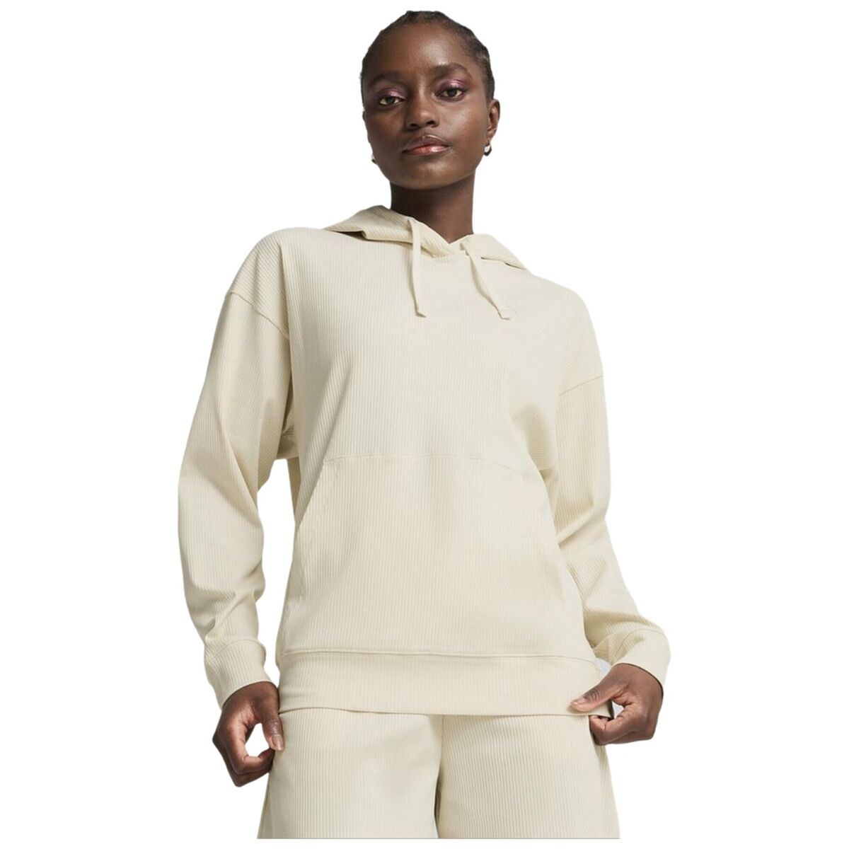 Women’s Hoodie ESS ELEVATED 685023 87 Beige