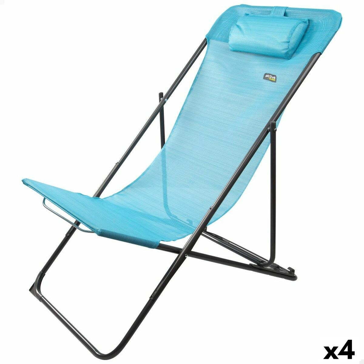 Reclining lounder Blue 53 x 87 x 78 cm (4 Units)