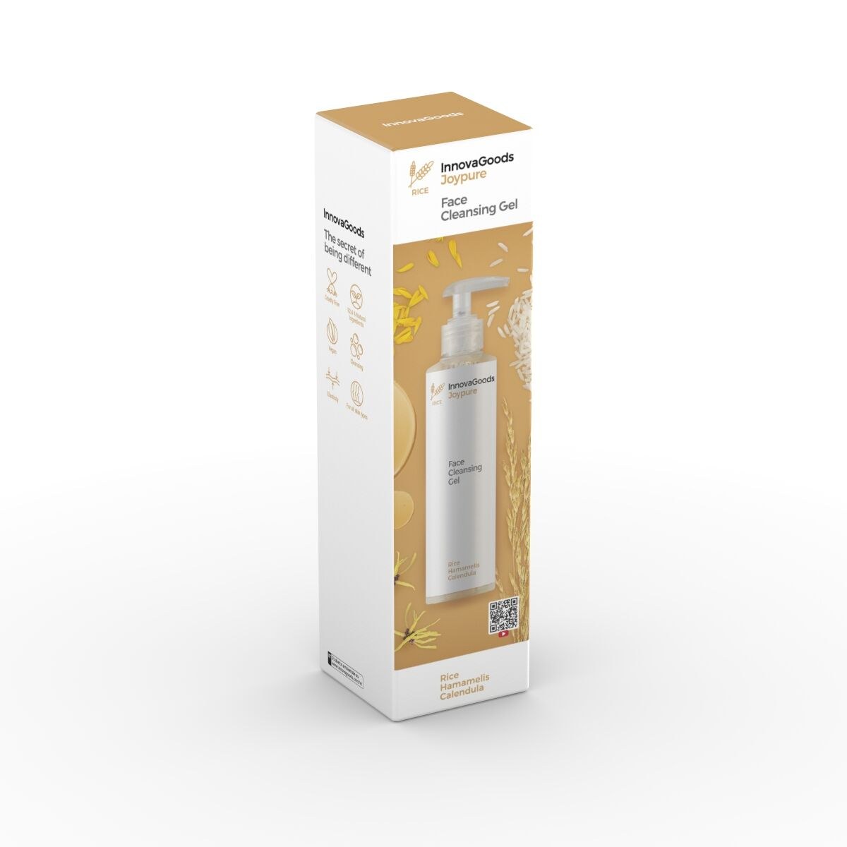 Pack Rechargeable Facial Impurity Hydrocleaner and Rice Facial Cleansing Gel Joypure 200 ml