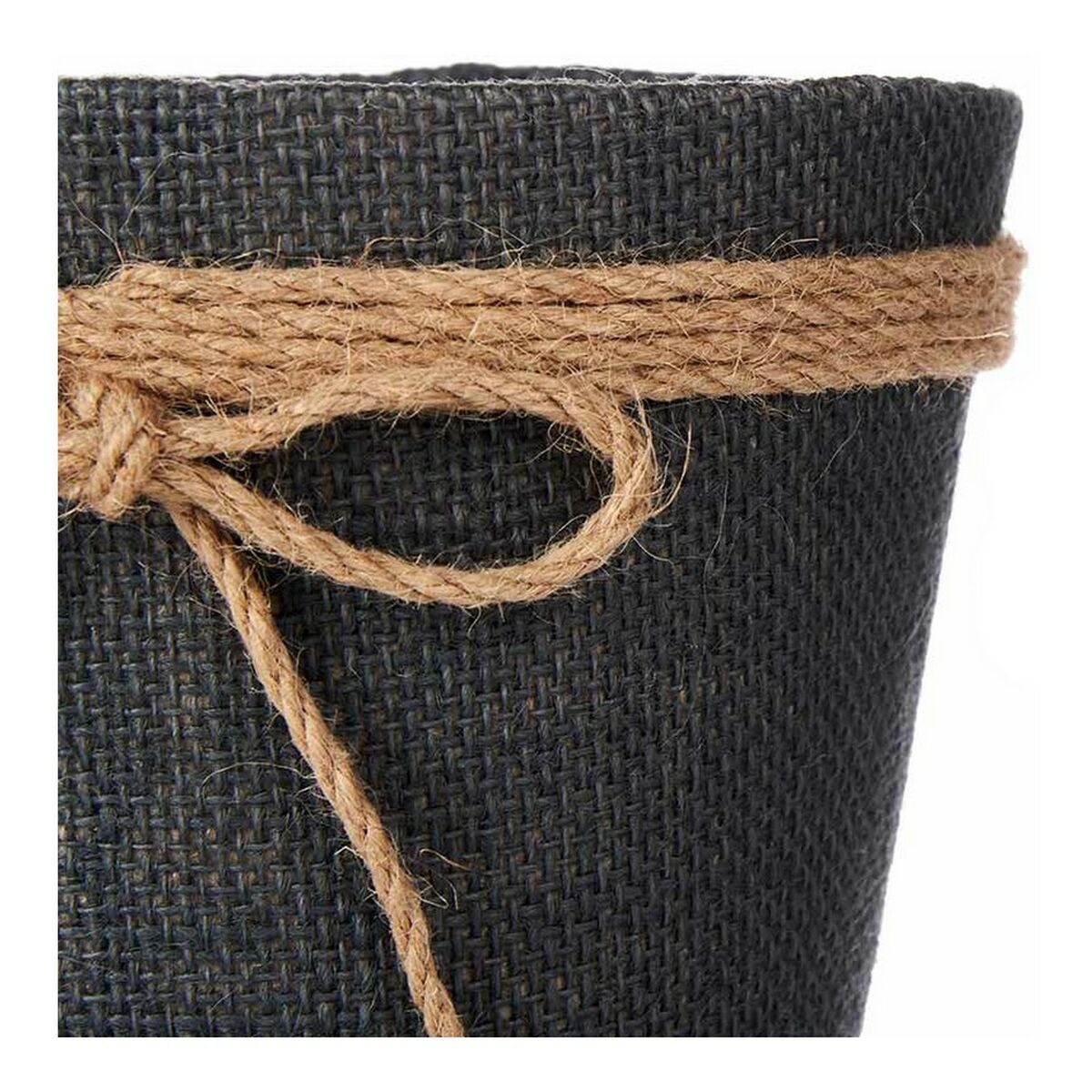 Planter Grey Plastic Lasso 16 x 14,5 x 16 cm
