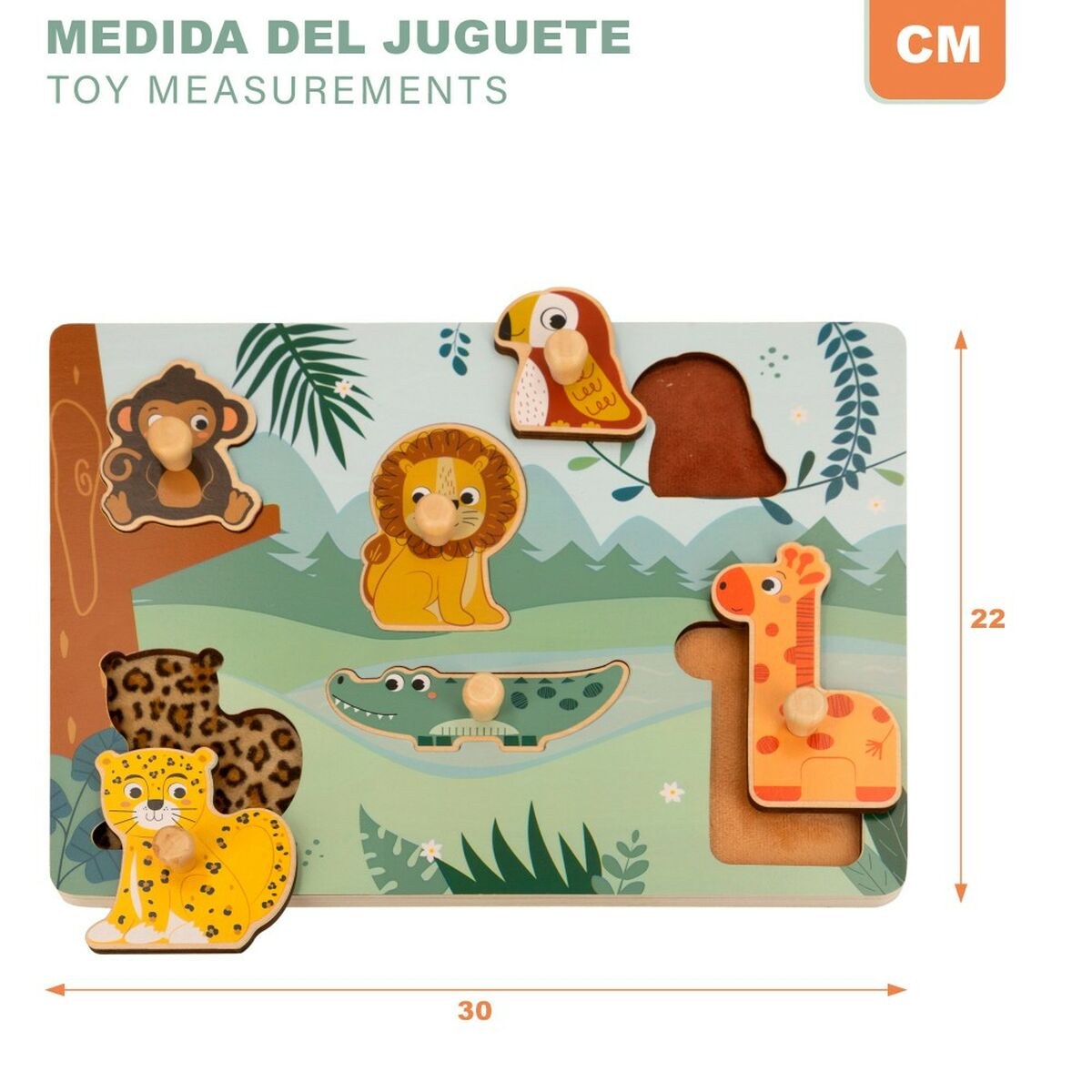Child's Wooden Puzzle (12 Units)