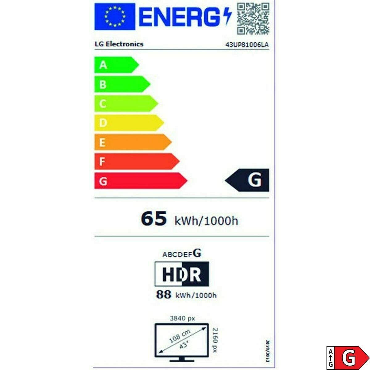 Smart TV 43UP81006LR 43" 4K Ultra HD LED HDR
