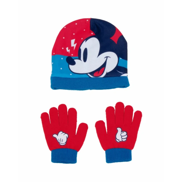 Hat & Gloves Happy smiles Blue Red