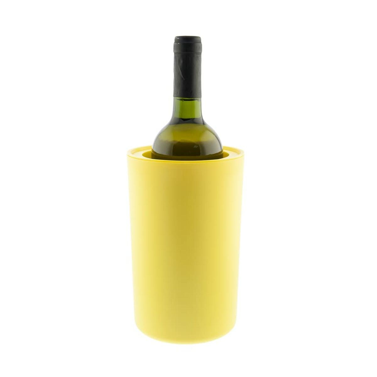 Bottle Cooler Light Yellow Plastic 19 x 12 cm