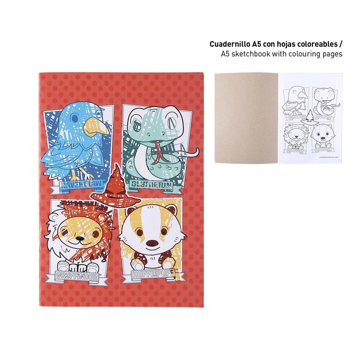Stationery Set Blue Black Red 16 Pieces (6 Pieces)