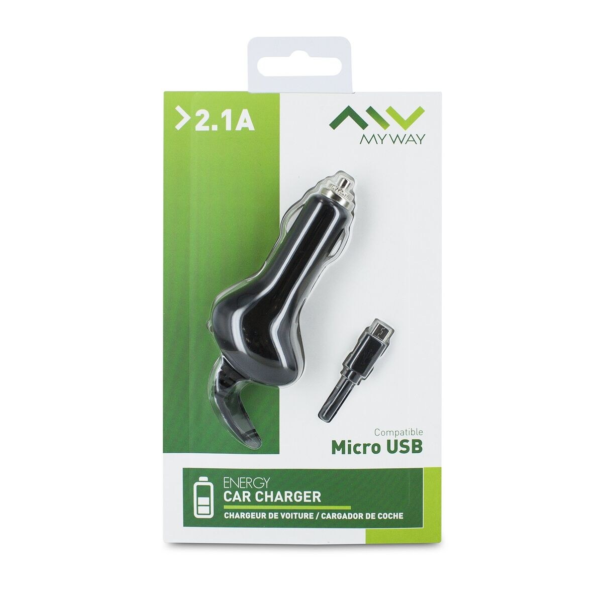 Car Charger Black 10,5 W