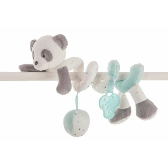Activity Spiral 25 cm Panda bear Turquoise