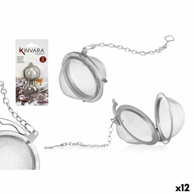 Infuser Metal Stainless steel Steel 8,5 x 18 x 2,5 cm (12 Units)