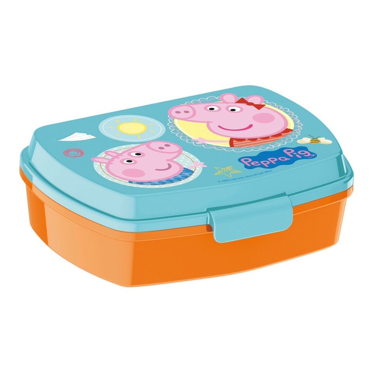 Sandwich Box Having fun Plastic Light Pink (17 x 5.6 x 13.3 cm)