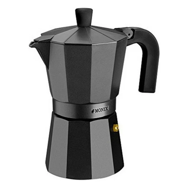 Italian Coffee Pot Braisogona_M640009 Black 9 Cups
