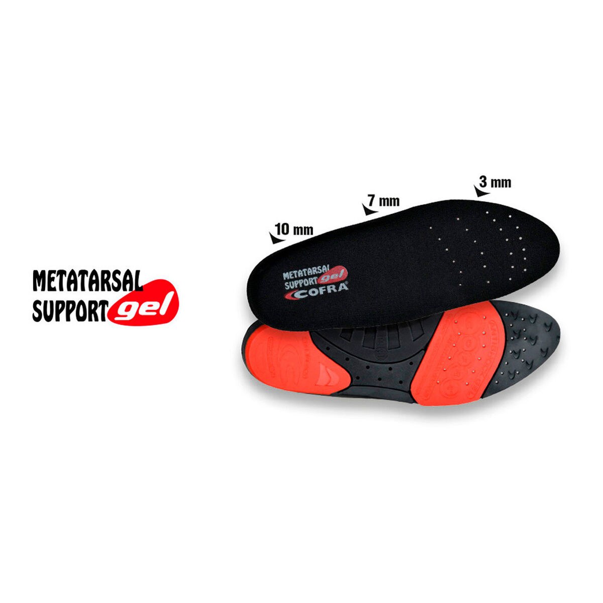 Stencils Metatarsal Support Gel Polyurethane