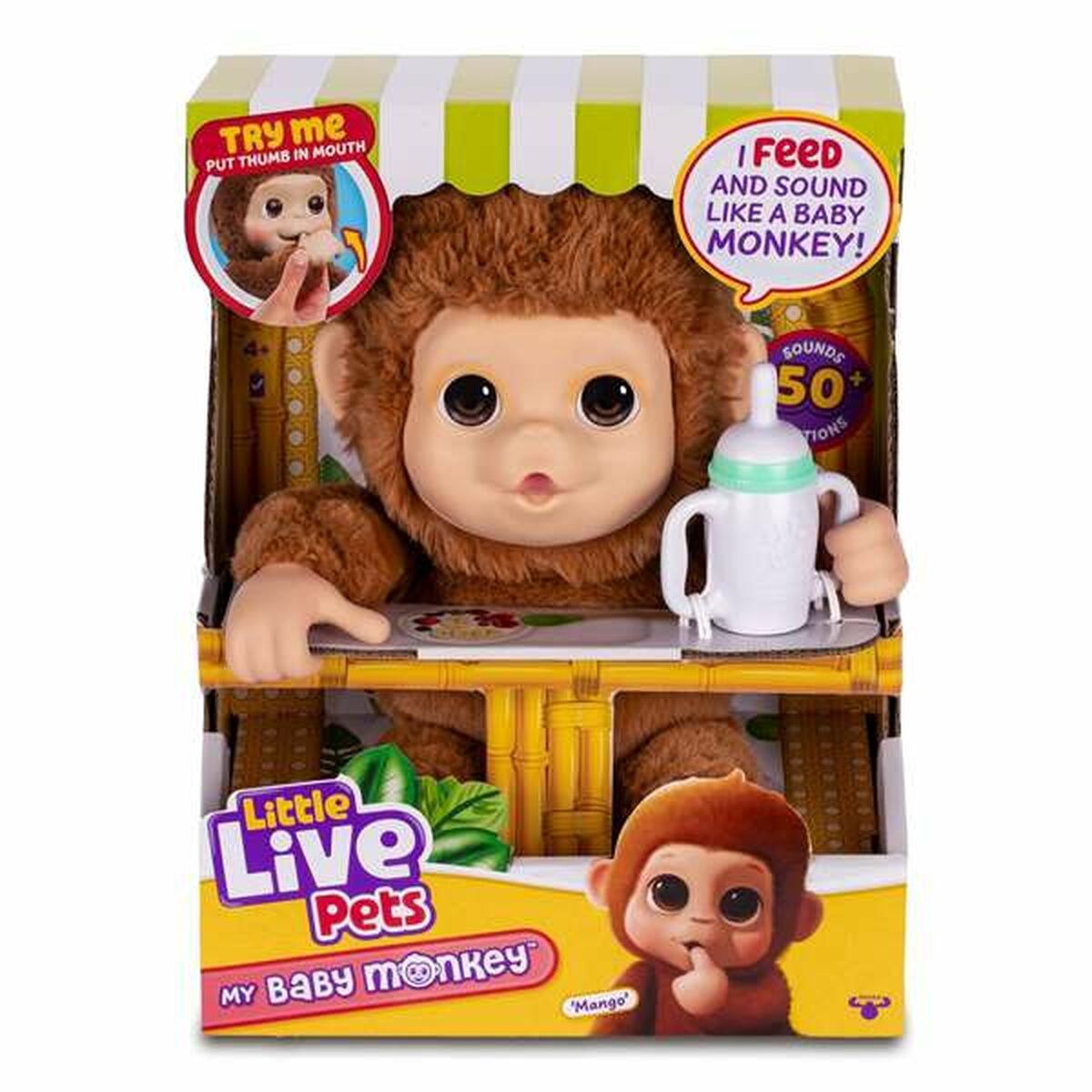 Interactive Pet My Baby Monkey Little Live Pets
