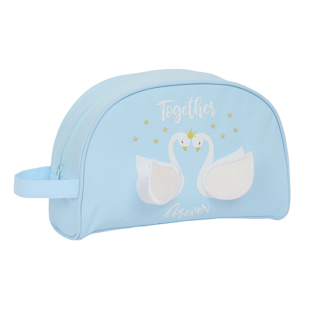 School Toilet Bag Cisnes Light Blue 28 x 18 x 10 cm