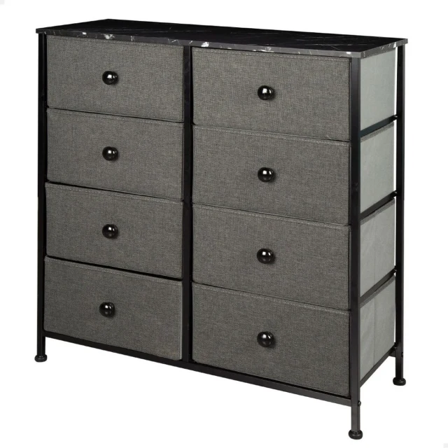 Chest of drawers Grey Marble 80 x 81 x 30 cm