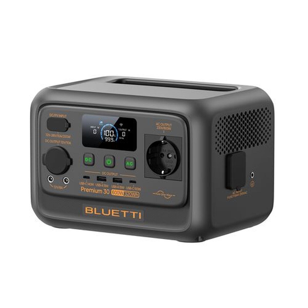 Portable Power Station P-PR30V2-EU-GY-BL