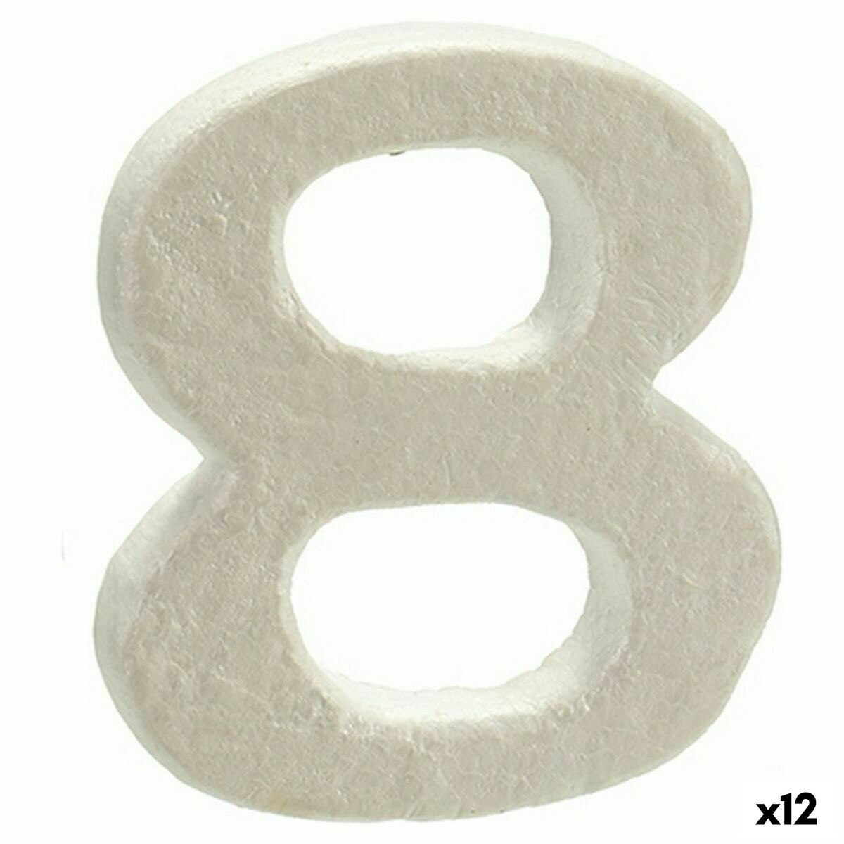 Number AR1607070 Number 8 polystyrene (12 Units)