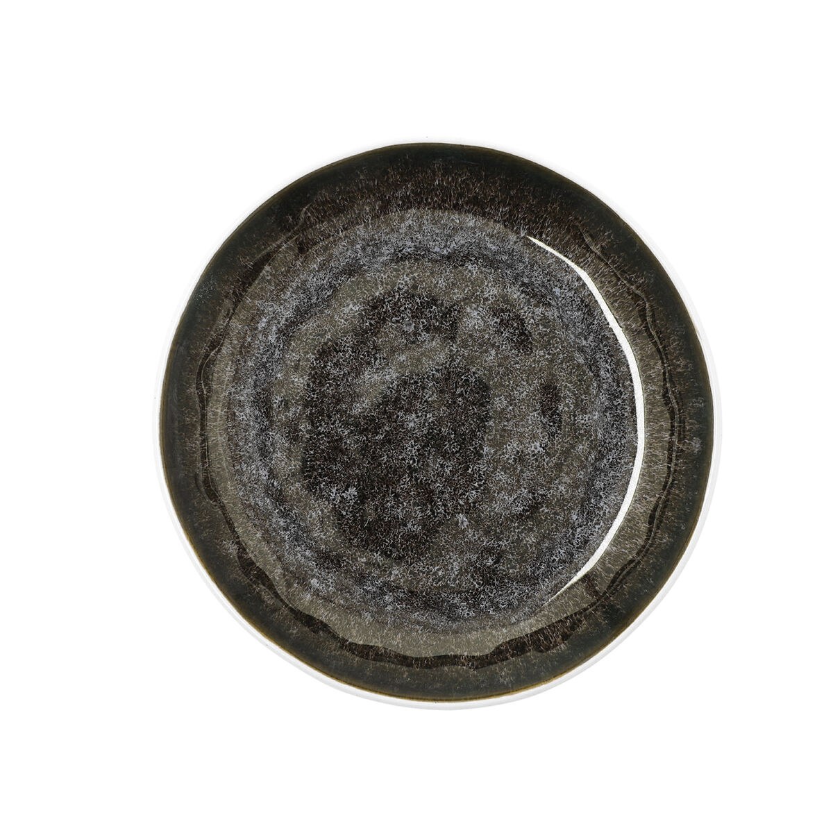 Deep Plate Elite Brown Ceramic 21,5 x 4,6 cm (6 Units)