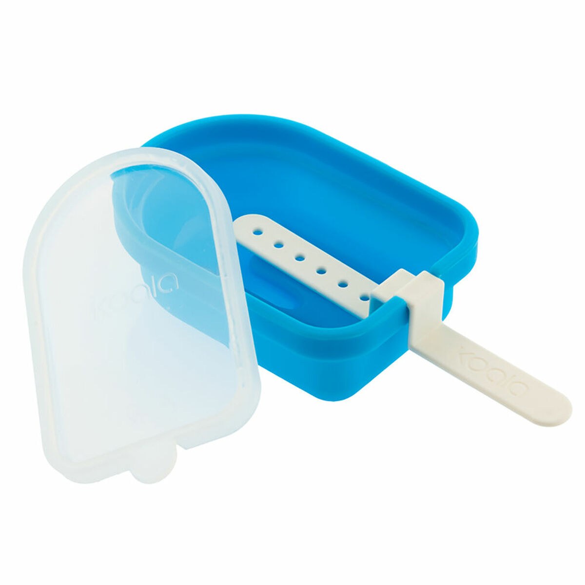 Ice-cream Mould Blue 2 Units Plastic (15,5 x 7,2 x 3,5 cm)