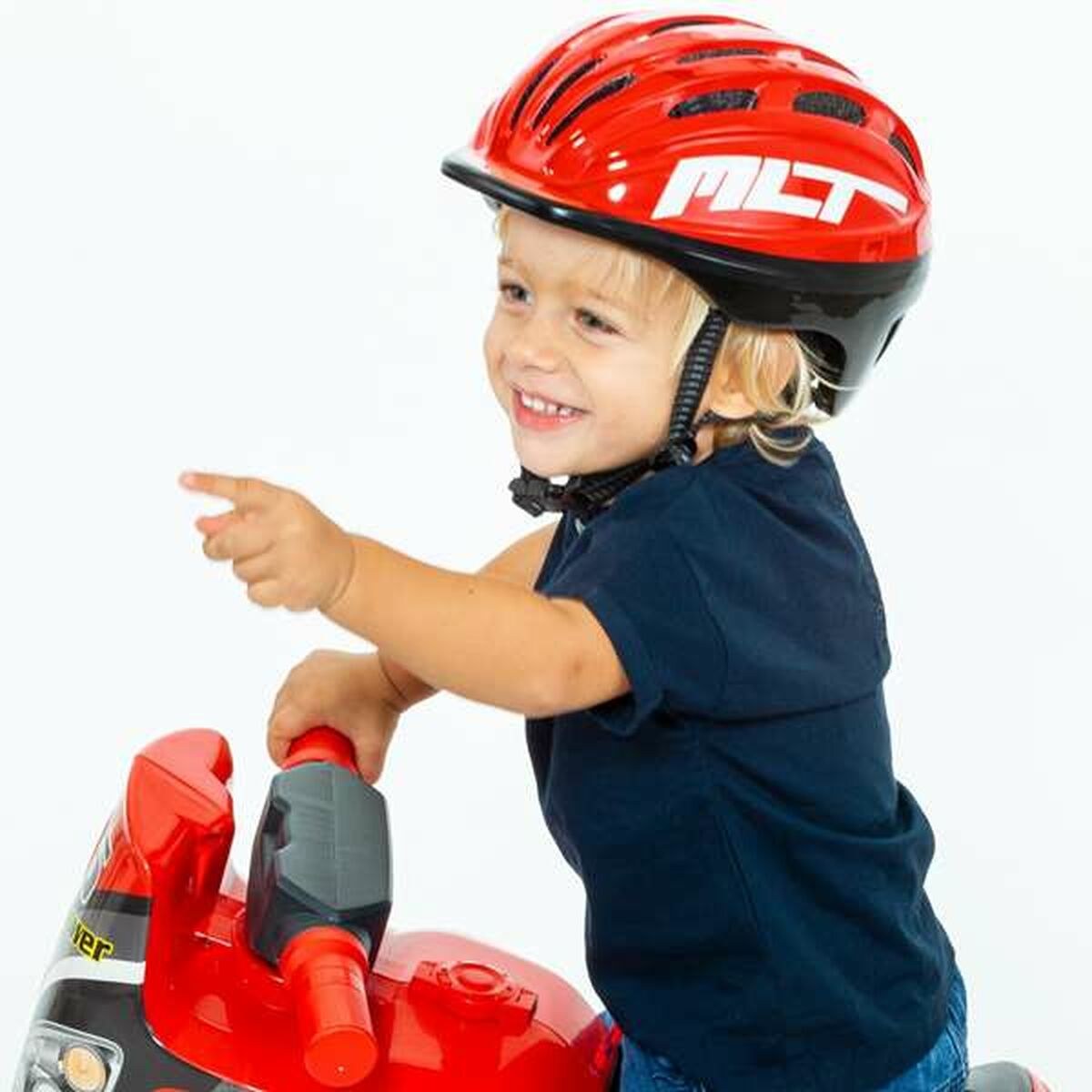 Children's Cycling Helmet MLT Red