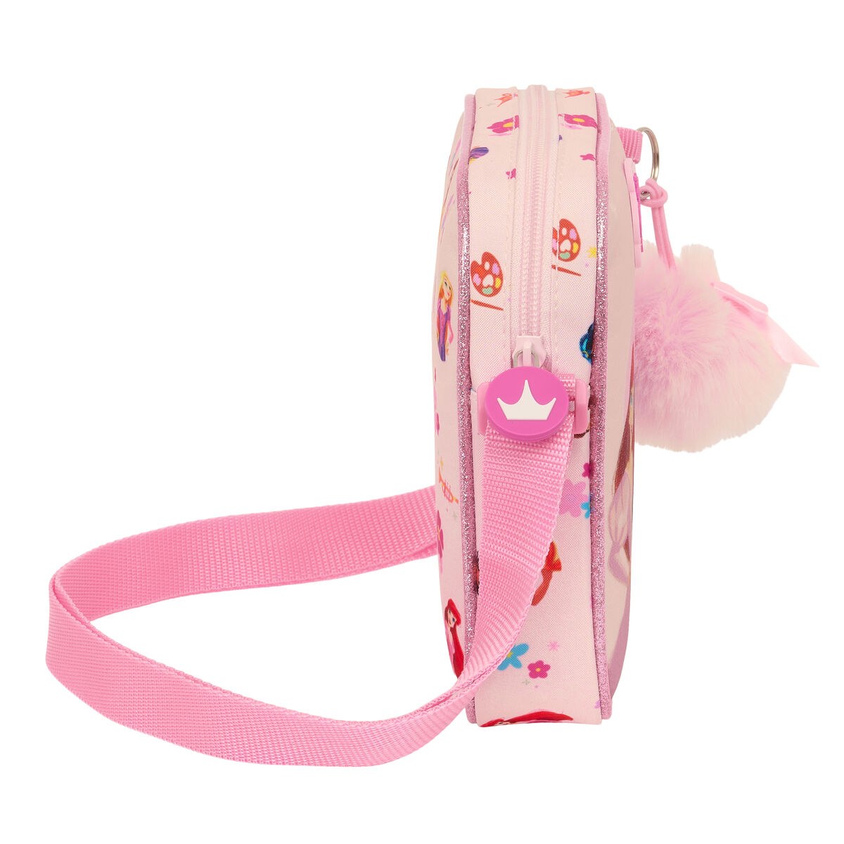 Shoulder Bag Summer adventures Pink 16 x 18 x 4 cm