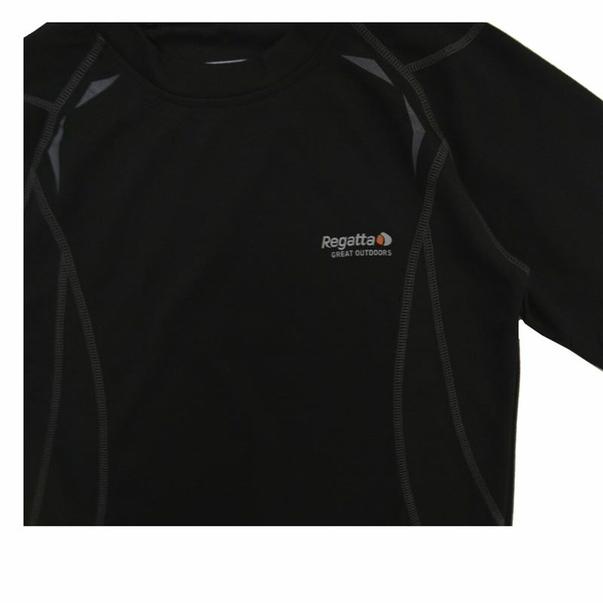 Children's Thermal T-shirt Black
