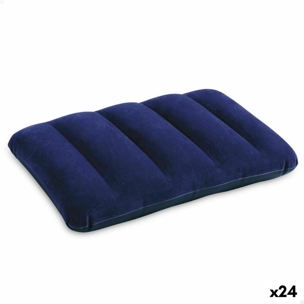 Pillow Downy Pillow Inflatable Blue 43 x 9 x 28 cm (24 Units)