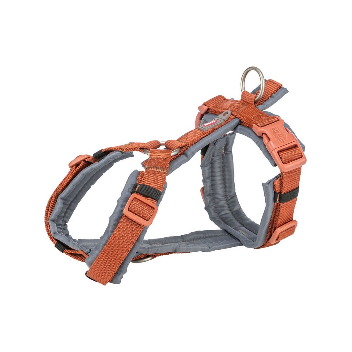 Dog Harness Premium Trekking Orange Graphite S