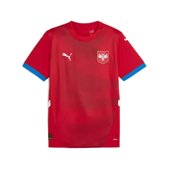 Men's Short-sleeved Football Shirt Serbia 2024