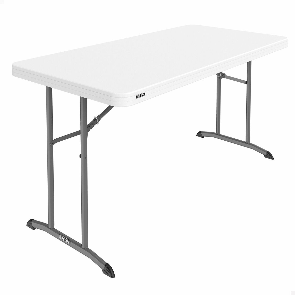 Folding Table White 152 x 74 x 76 cm