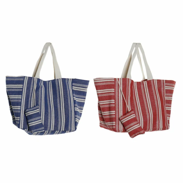 Bag Blue Red Aluminium 39 x 26 x 34 cm Purse