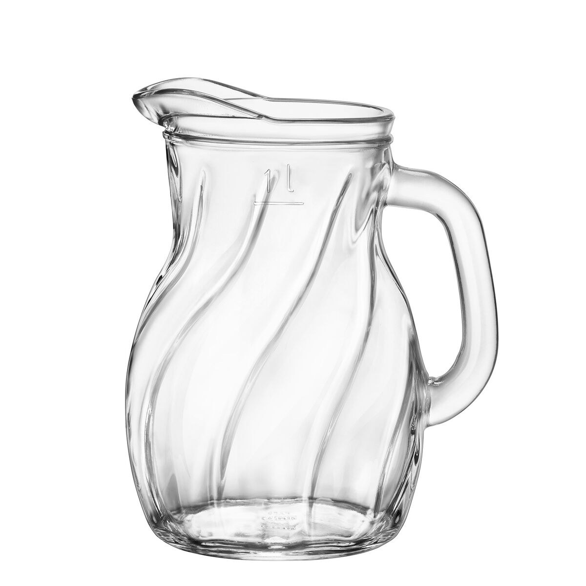 Jug Bistrot Twist Transparent 1,17 L Glass