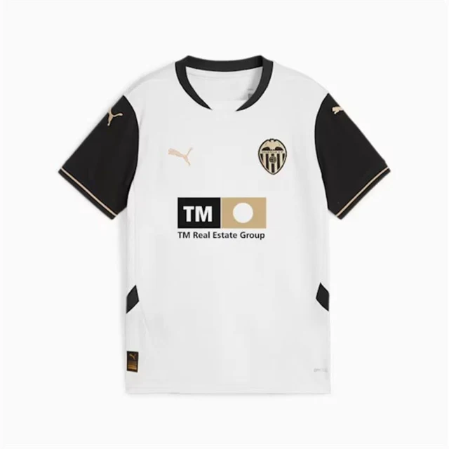 Children's Short Sleeved Football Shirt Valencia C.F. Home Replica
