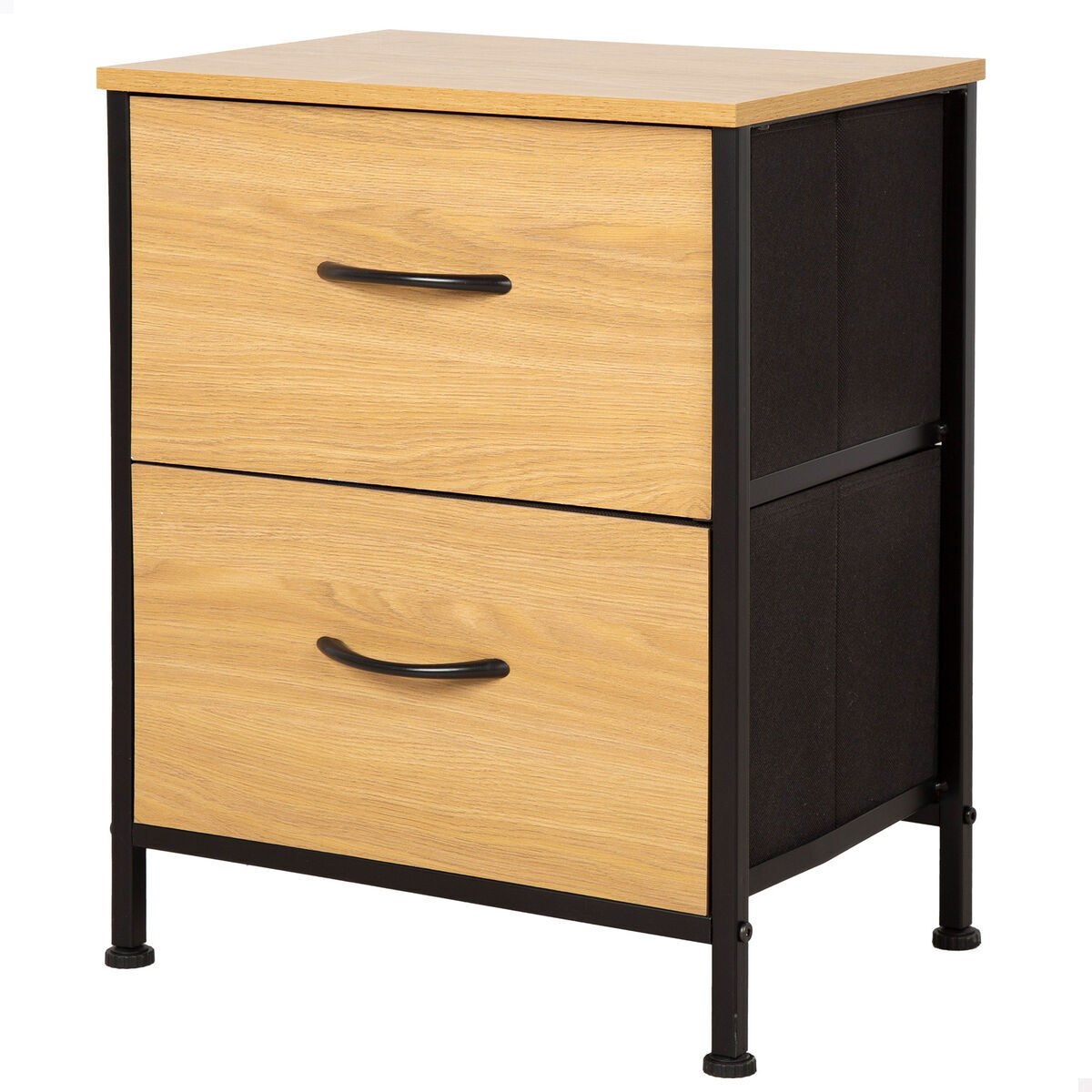 Nightstand Black 40 x 52 x 30 cm